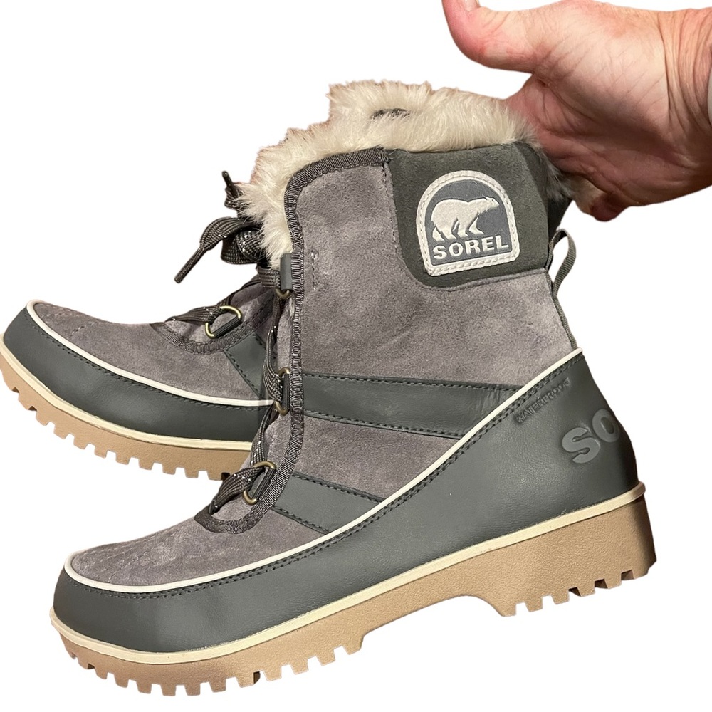 Women’s SOREL Tivoli II gray winter snow boots, 10.5 bbc NWT